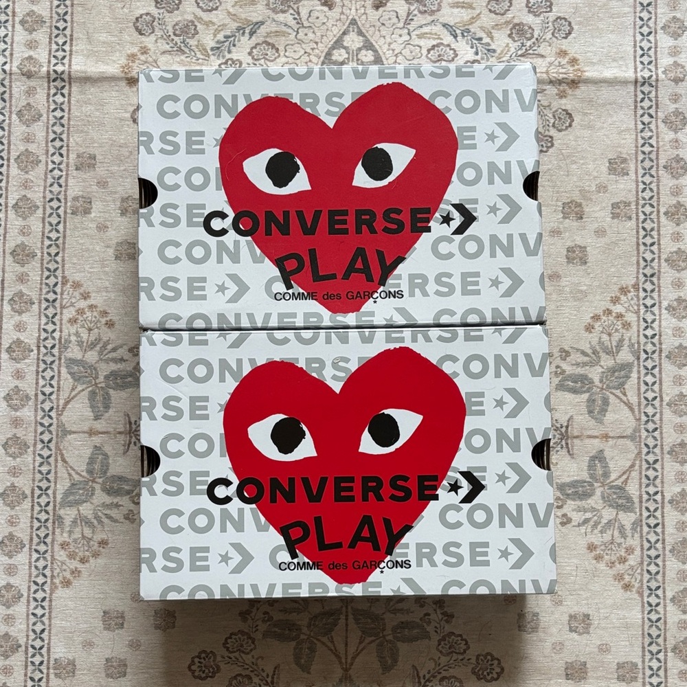 2 Comme des Garçon Converse Boxes